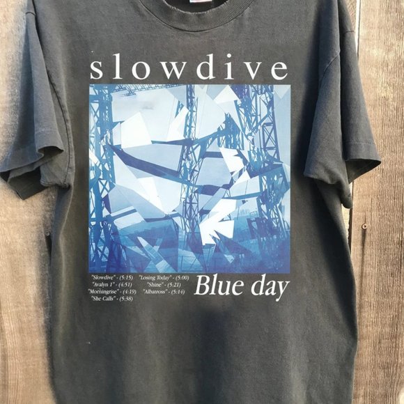Slowdive Blue Day, Slowdive Souvlaki Shirt, Music Slowdive Shirt, Slowdive Band - Picture 1 of 1